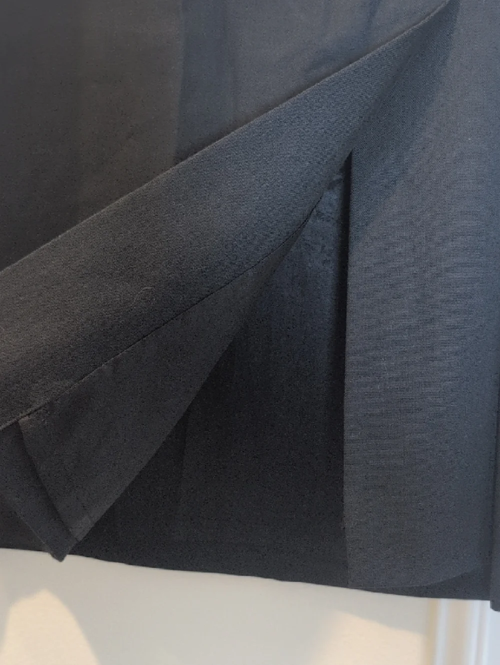 Shin Choi Black Pencil Skirt with Front Pleat